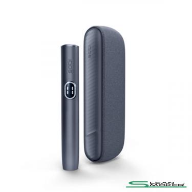 zu sehen ist die IQOS Iluma in blau von vorne