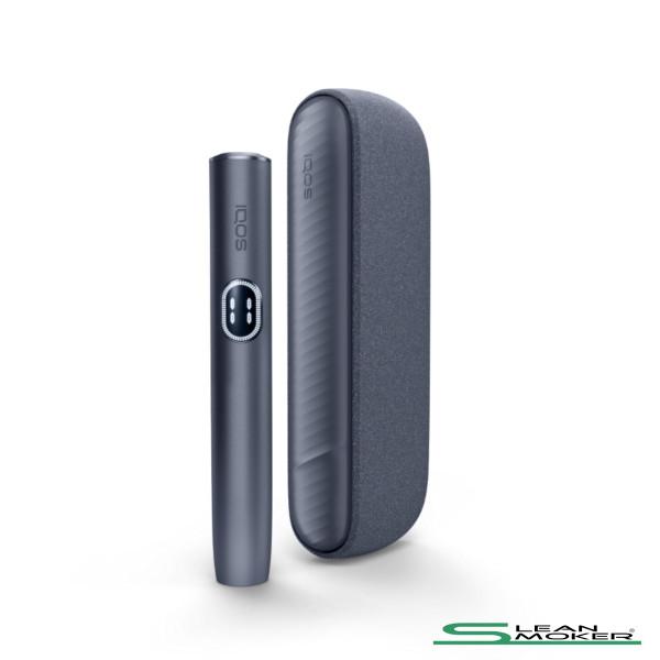 zu sehen ist die IQOS Iluma in blau von vorne